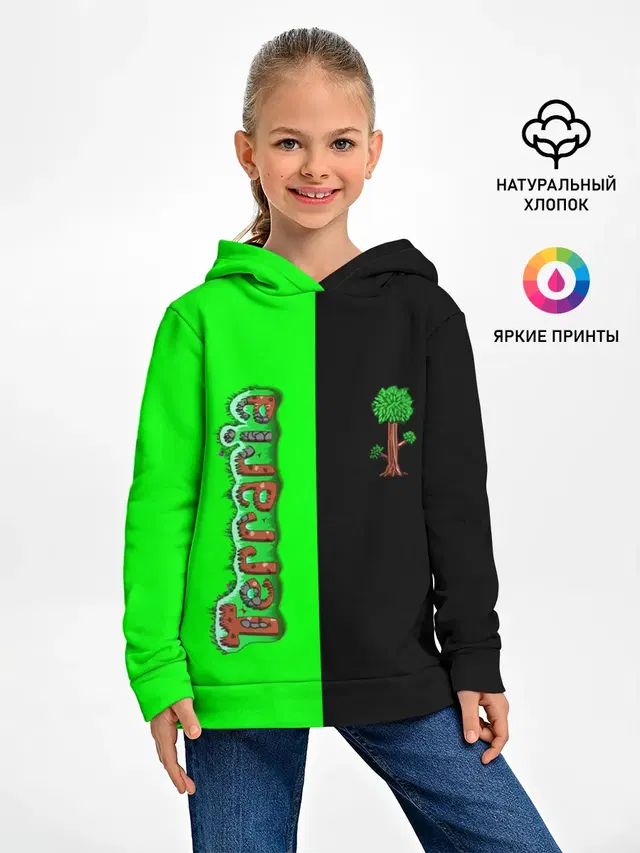 Детское худи с принтом «Terraria»