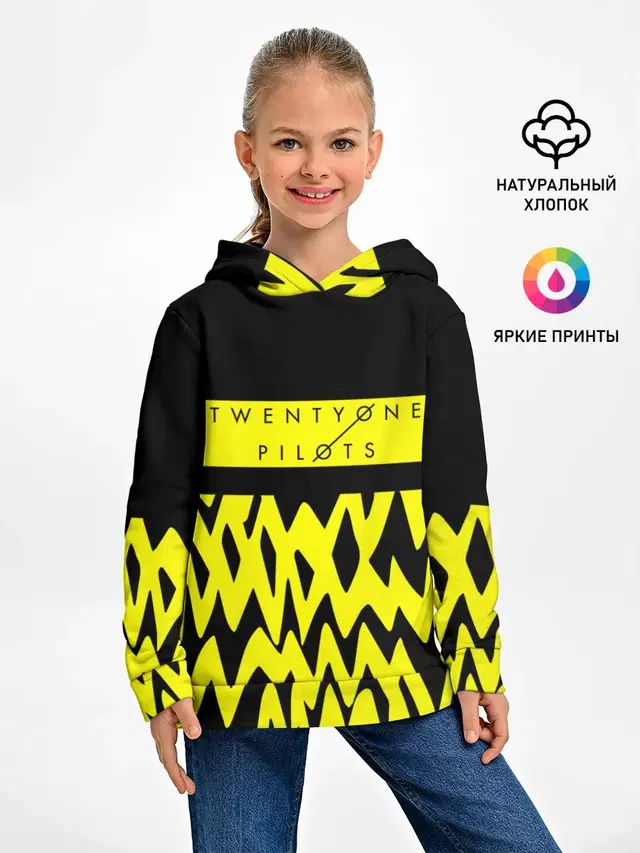 Детское худи с принтом «Twenty One Pilots 12»