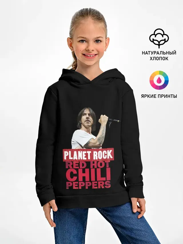 Детское худи с принтом «Rhcp»