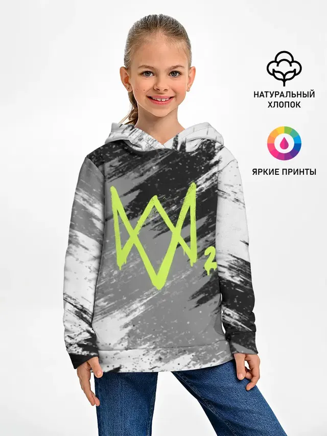 Детское худи с принтом «Graffiti style»