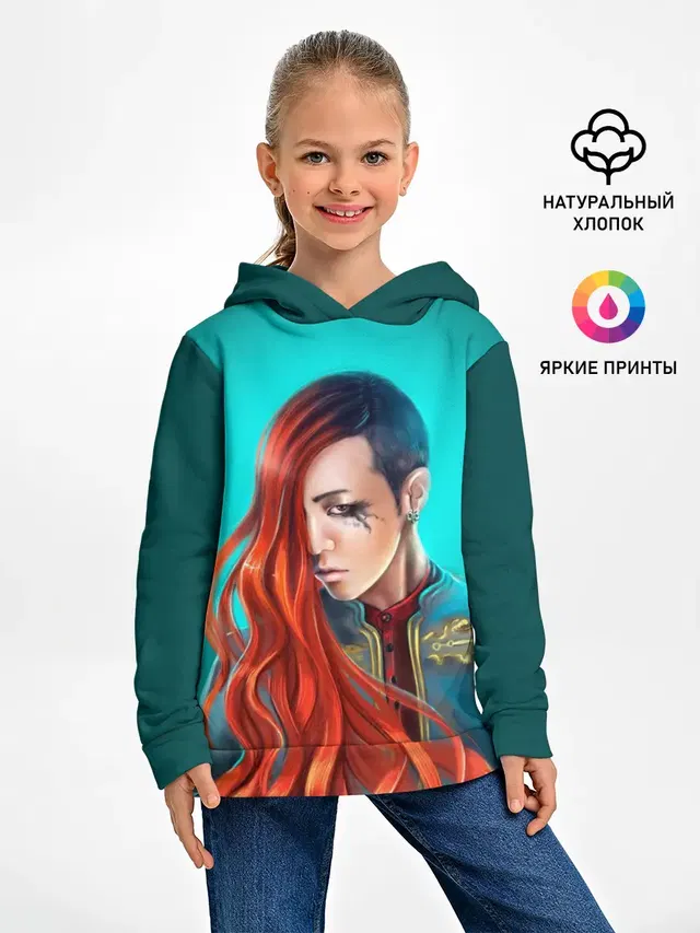 Детское худи с принтом «Big bang — G-Dragon»
