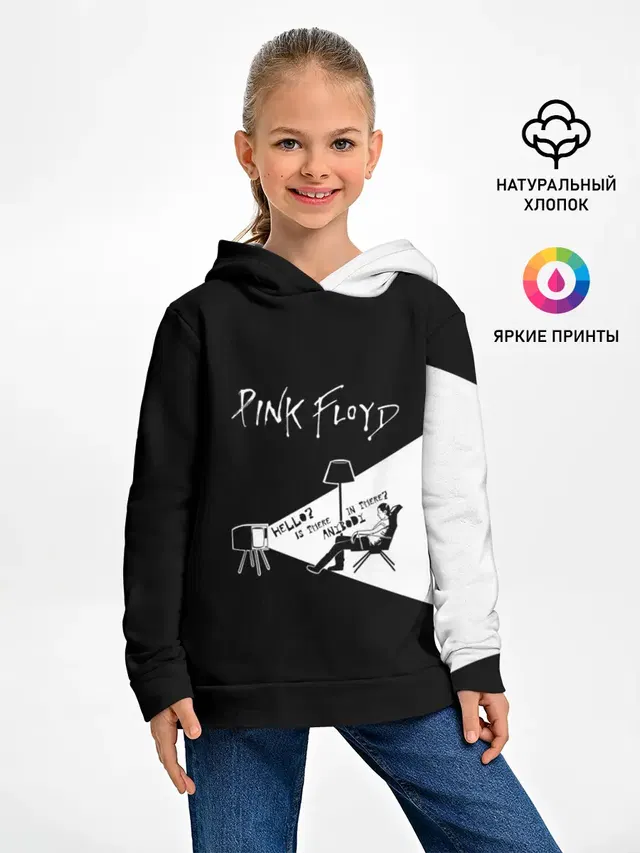 Детское худи с принтом «Pink Floyd — Pink Floyd - Comfortably Numb»