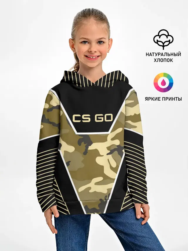 Детское худи с принтом «Counter-Strike — CS:GO»