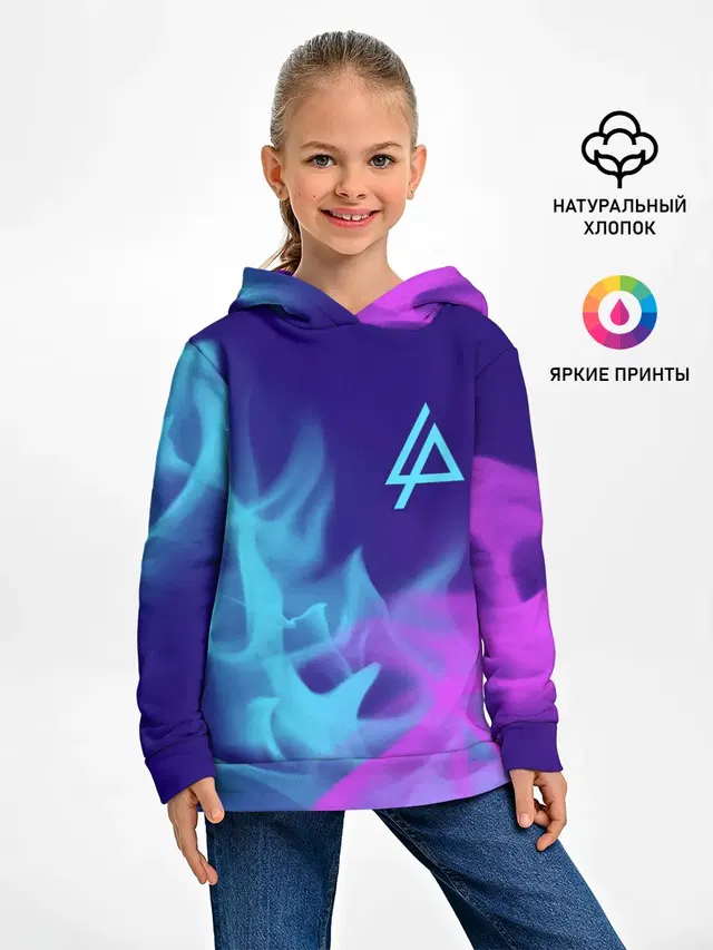 Детское худи с принтом «Flame»