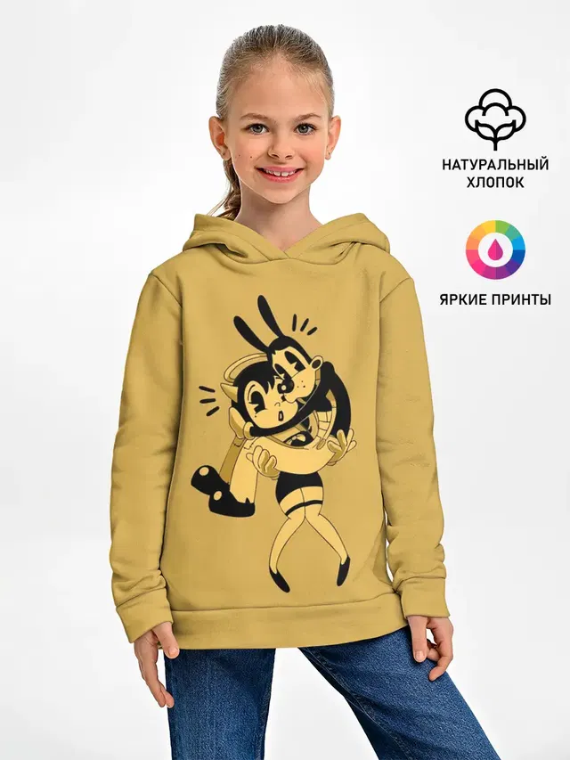 Детское худи с принтом «Boris the Wolf»