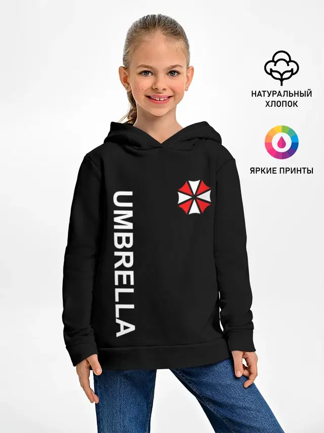 Детское худи с принтом «Umbrella Corp»