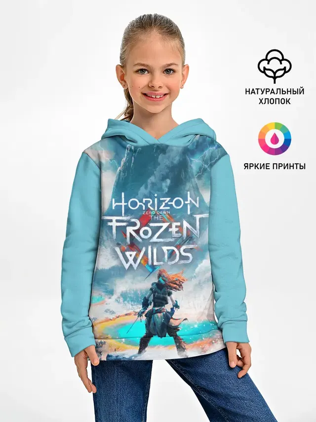 Детское худи с принтом «Horizon Zero Dawn»