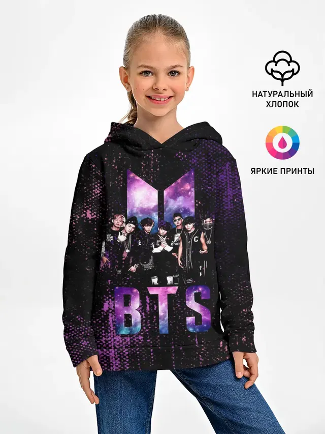 Детское худи с принтом «BTS»