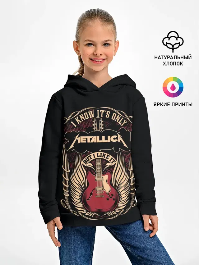 Детское худи с принтом «Metallica»