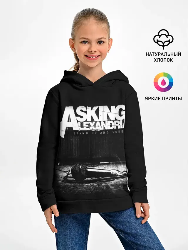Детское худи с принтом «Asking Alexandria»