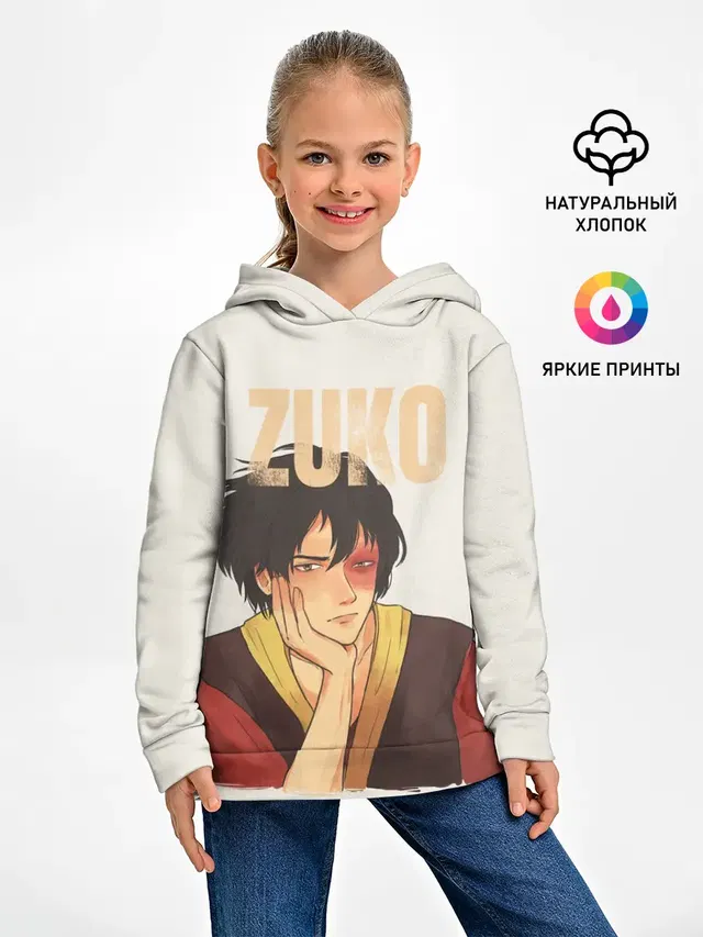 Детское худи с принтом «Аватар: Легенда об Аанге — Zuko»