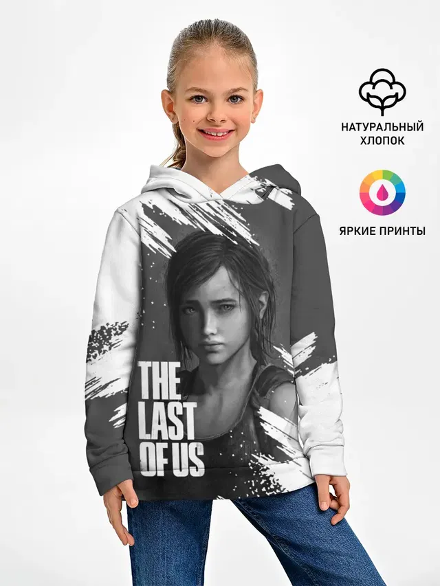 Детское худи с принтом «Black and»