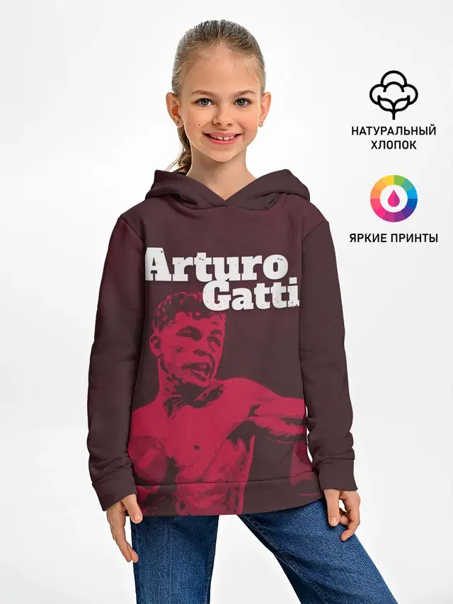 Детское худи с принтом «MMA — Arturo Gatti»