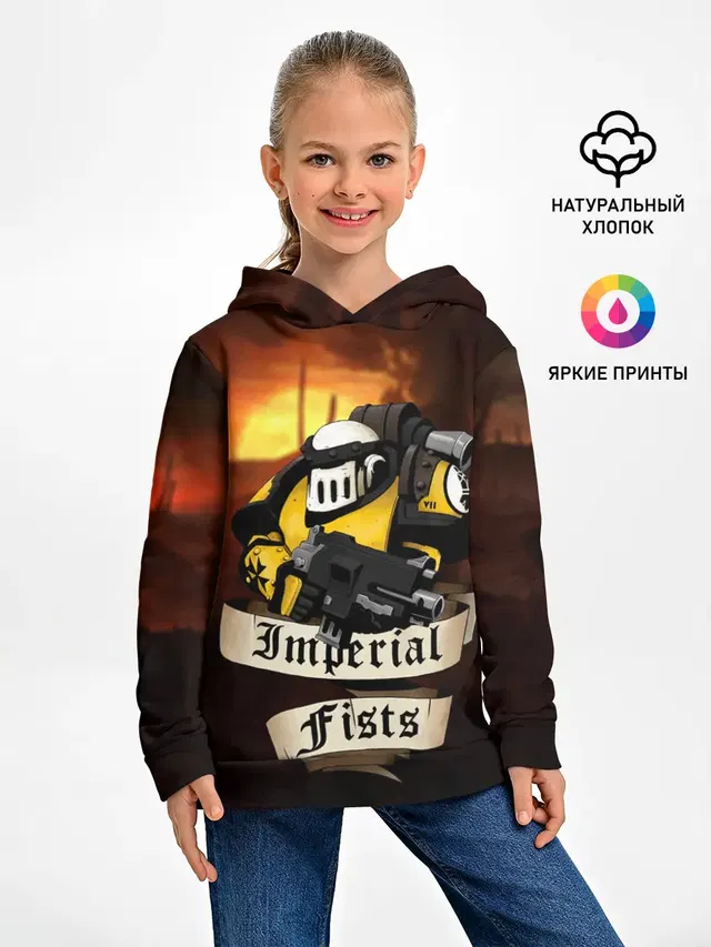 Детское худи с принтом «Imperial Fists»