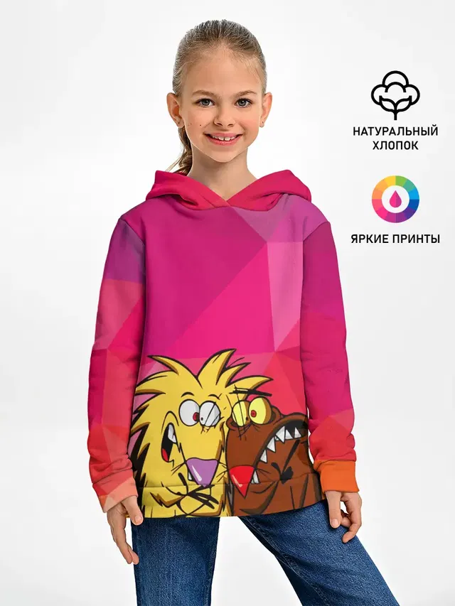 Детское худи с принтом «The Angry Beavers»