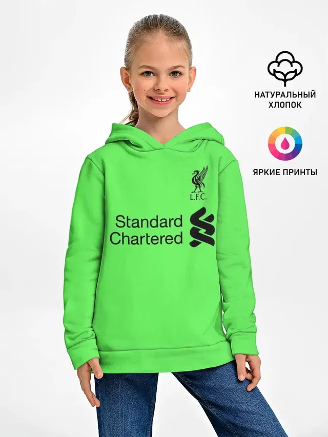 Детское худи с принтом «Alisson GK away 19-20»
