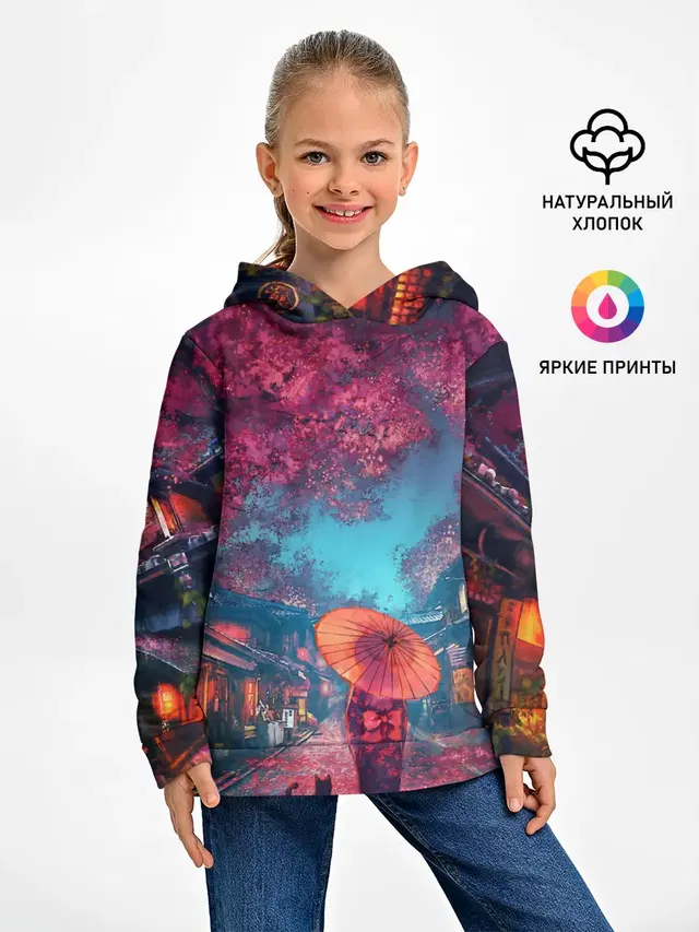 Фестиваль сакуры кот и гейша