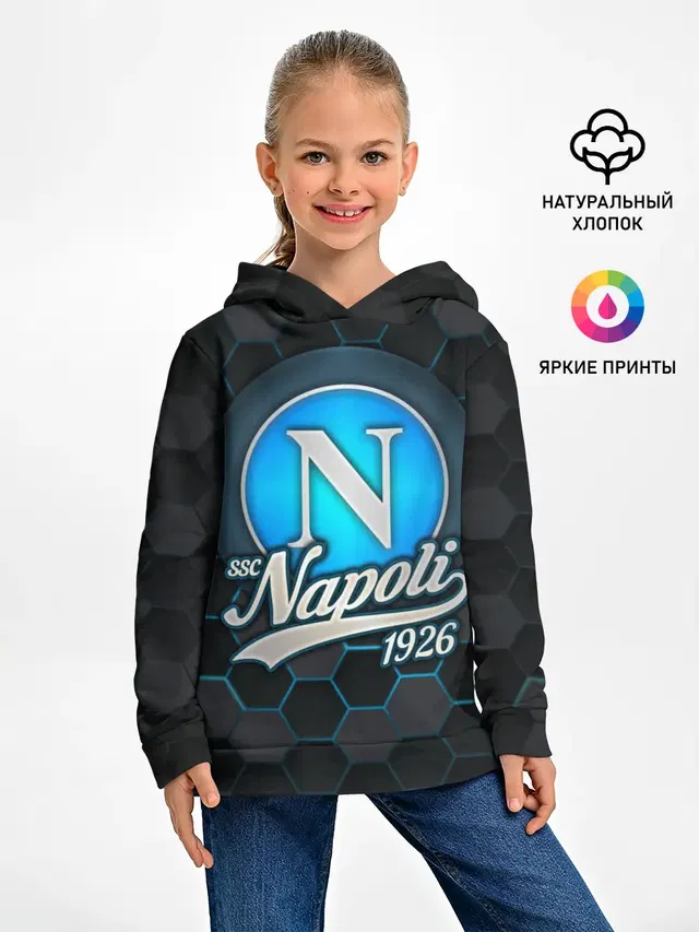 Детское худи с принтом «Napoli»