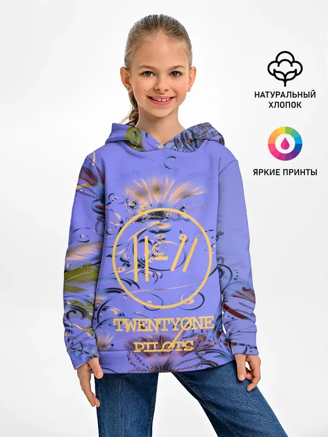 Детское худи с принтом «TØP»