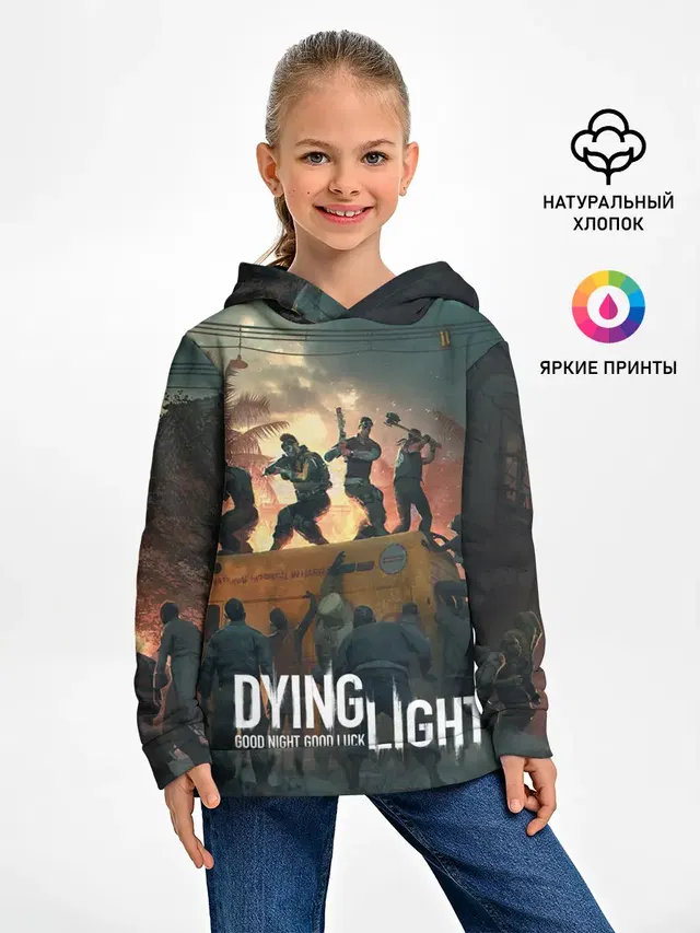 Детское худи с принтом «Dying Light»