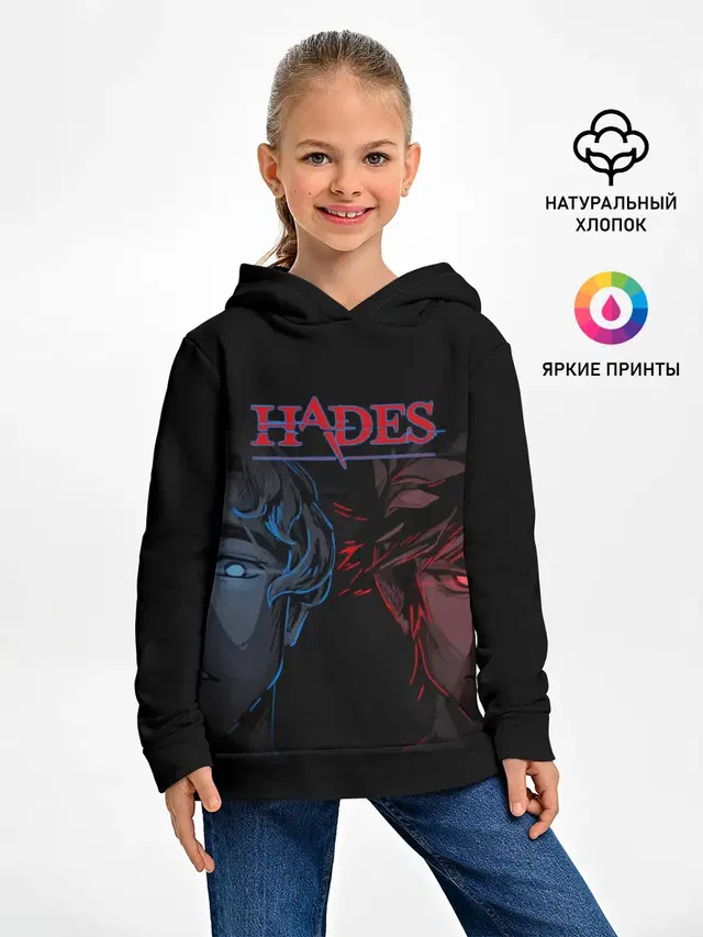 Детское худи с принтом «Hades Zagrei Загрей»