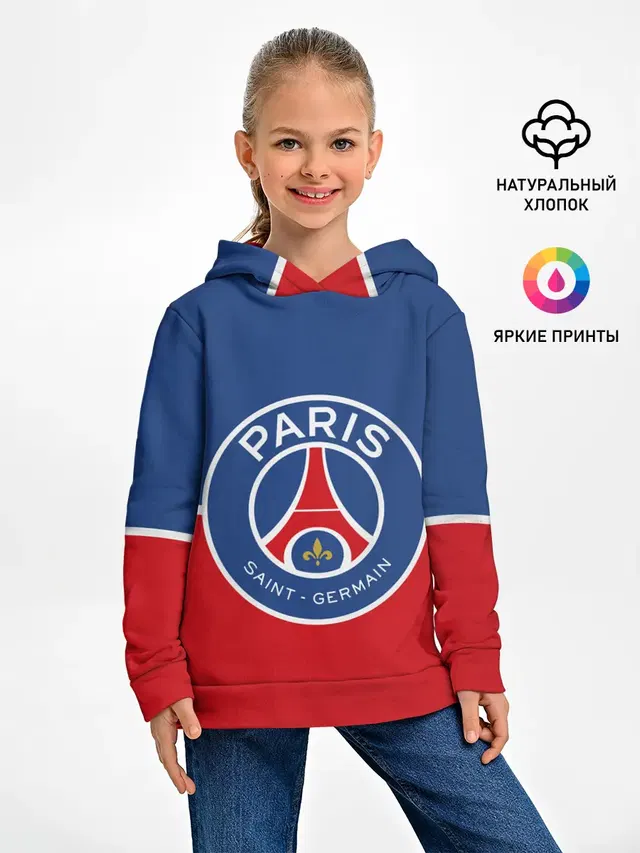 Детское худи с принтом «ПСЖ — FC PSG»