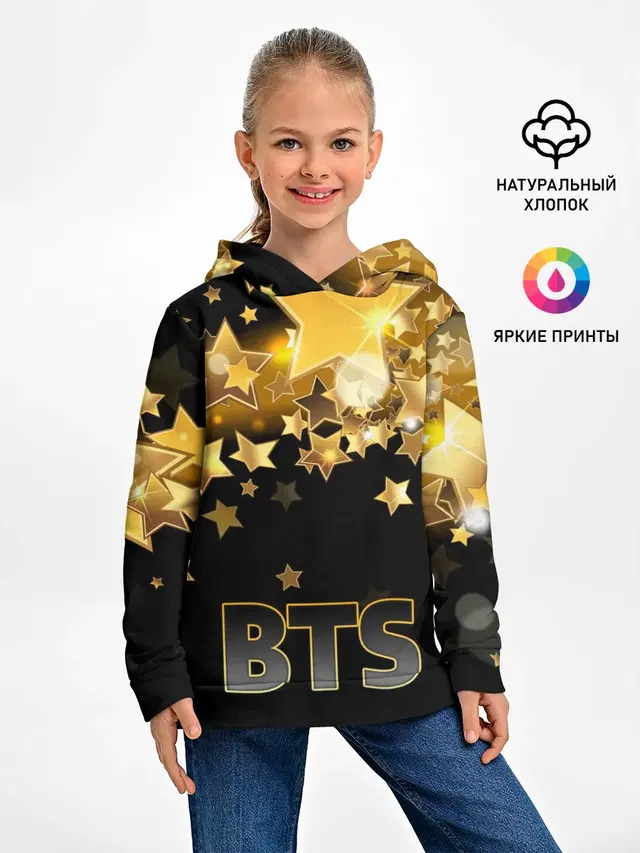 Детское худи с принтом «BTS — РЮКЗАК BTS»