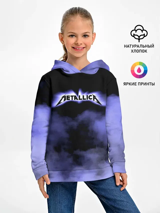 Детское худи с принтом «Metallica»