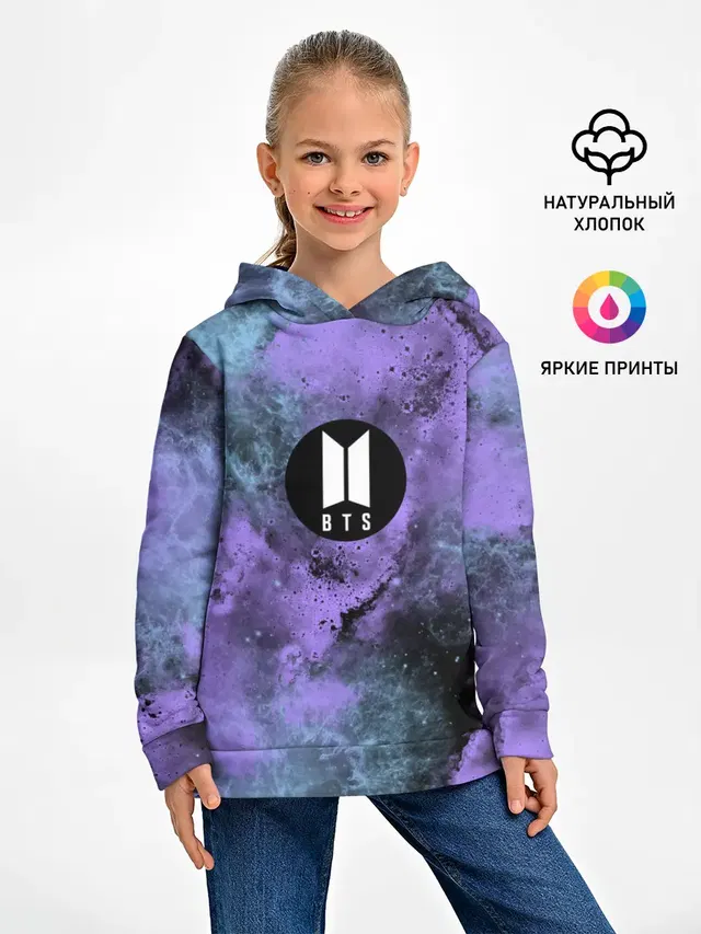 Детское худи с принтом «BTS»