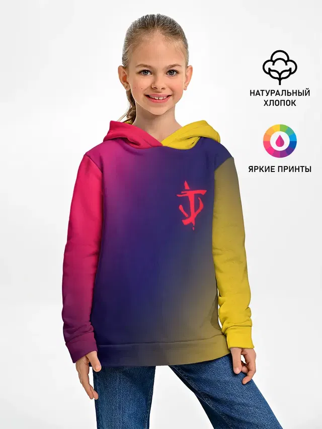 Детское худи с принтом «Дум»
