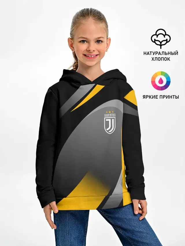 Детское худи с принтом «Ювентус — Juventus Uniform»