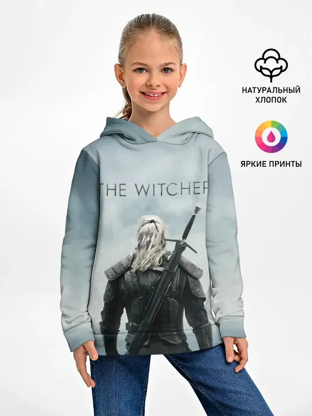 Детское худи с принтом «THE Witcher»