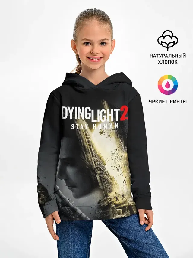 Детское худи с принтом «Dying Light — Dying Light 2 Deluxe»