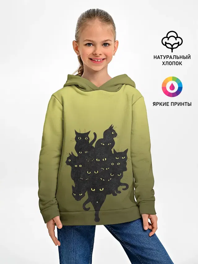 много черных котов
