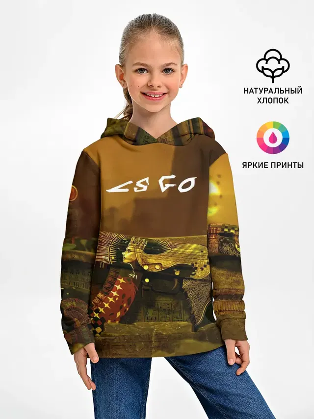 Детское худи с принтом «Counter-Strike — The Empress CSGO»