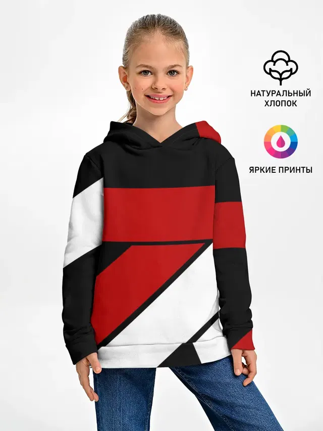 Детское худи с принтом «Геометрия — GEOMETRY SPORT»