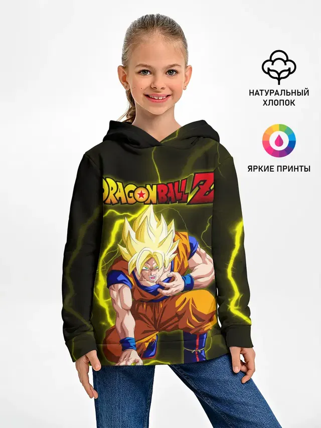 Детское худи с принтом «Dragon Ball Z»