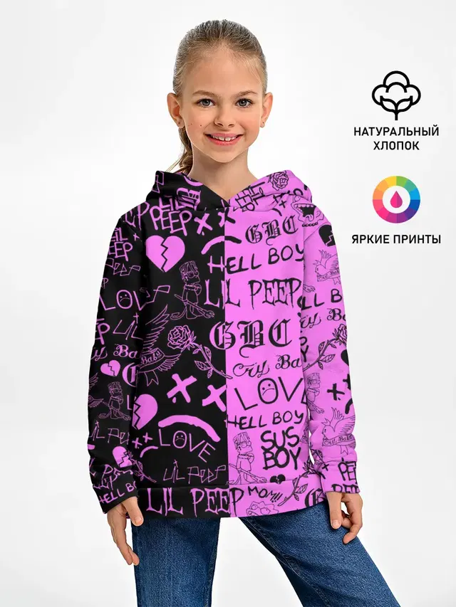 LIL PEEP LOGOBOMBING BLACK PINK
