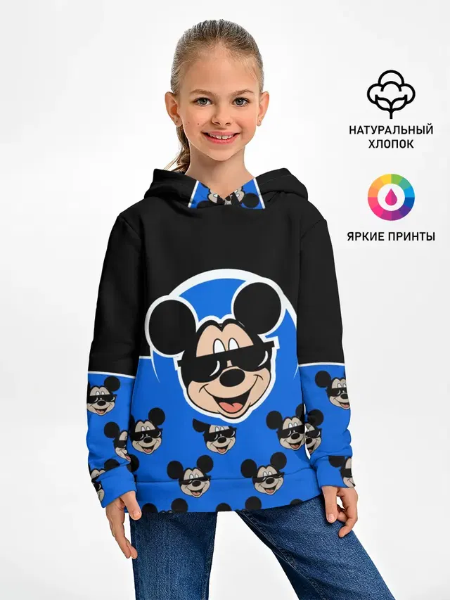 Детское худи с принтом «Disney.Микки Маус»