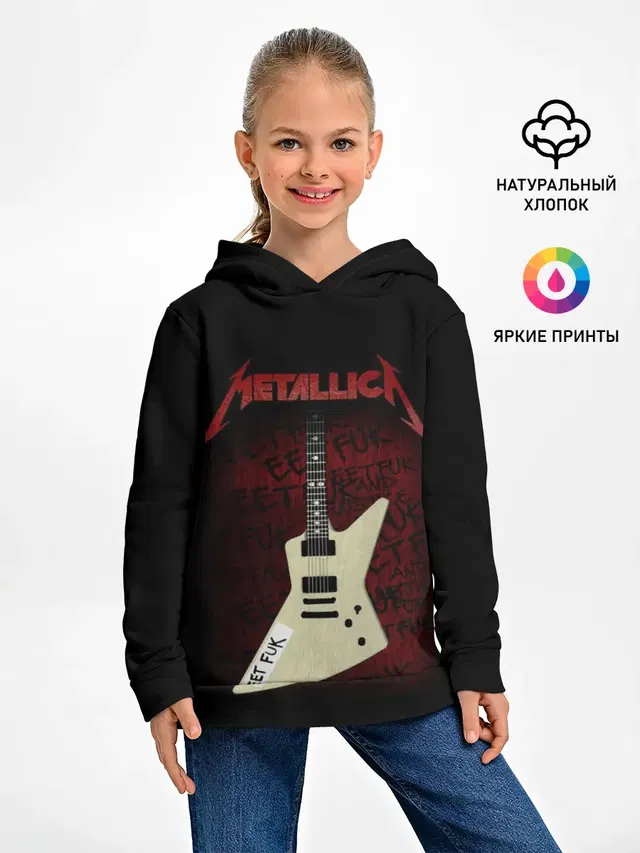 Детское худи с принтом «Metallica»