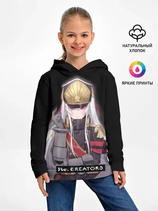 Детское худи с принтом «Re:Creators — Re:Creators 3»