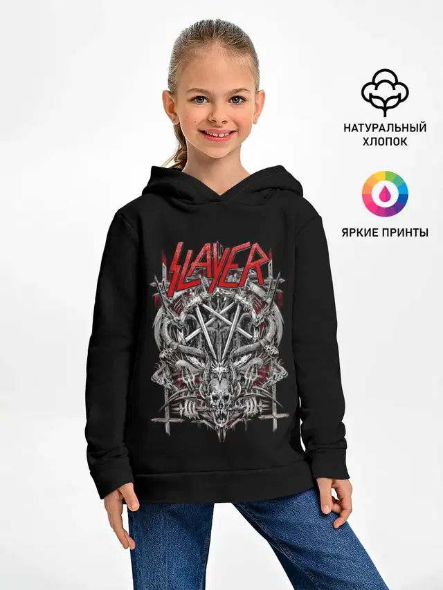 Детское худи с принтом «Slayer»