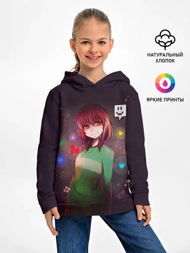 Детское худи с принтом «Chara»