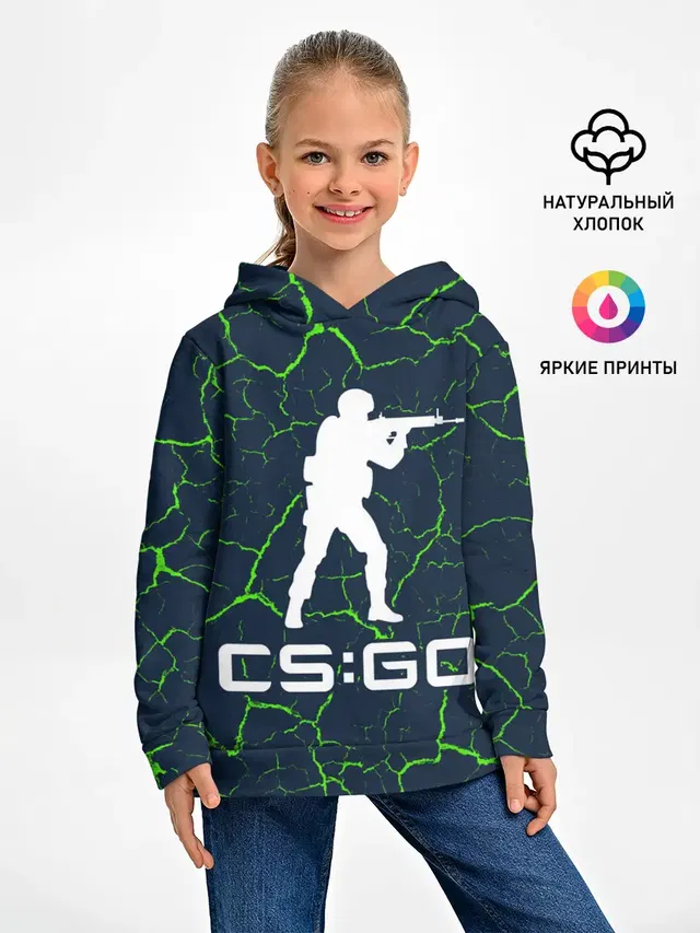 Детское худи с принтом «Counter-Strike — CS GO»