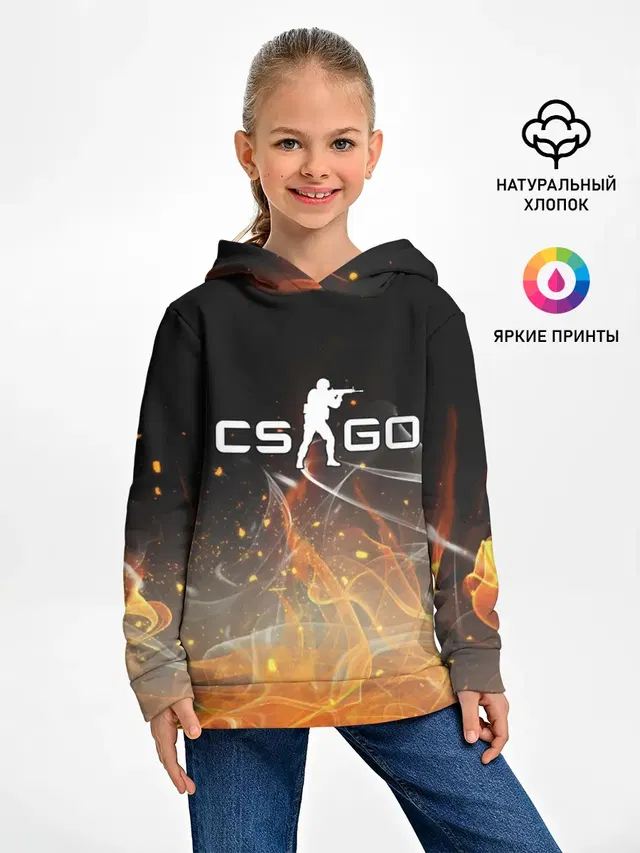 Детское худи с принтом «Counter-Strike»
