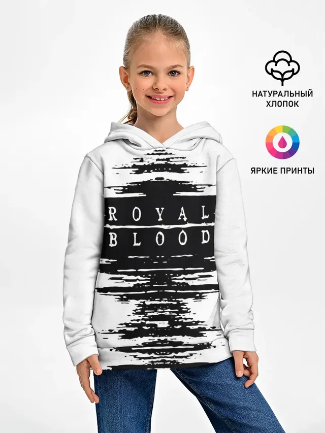 Детское худи с принтом «Royal Blood»