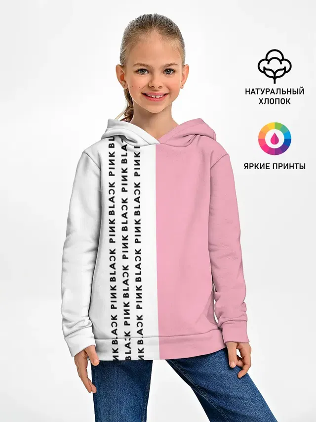Детское худи с принтом «BlackPink»