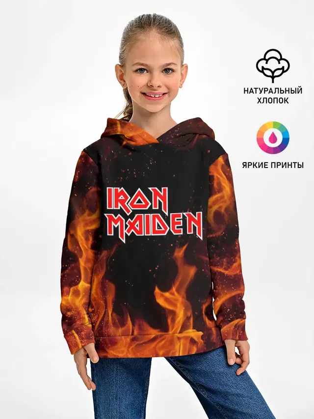 Детское худи с принтом «Fire»