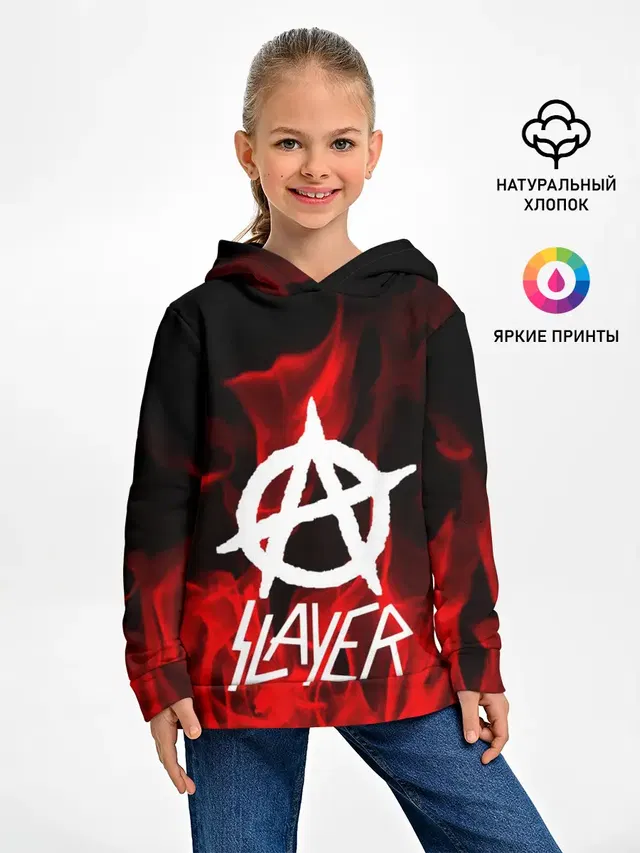 Детское худи с принтом «Slayer»