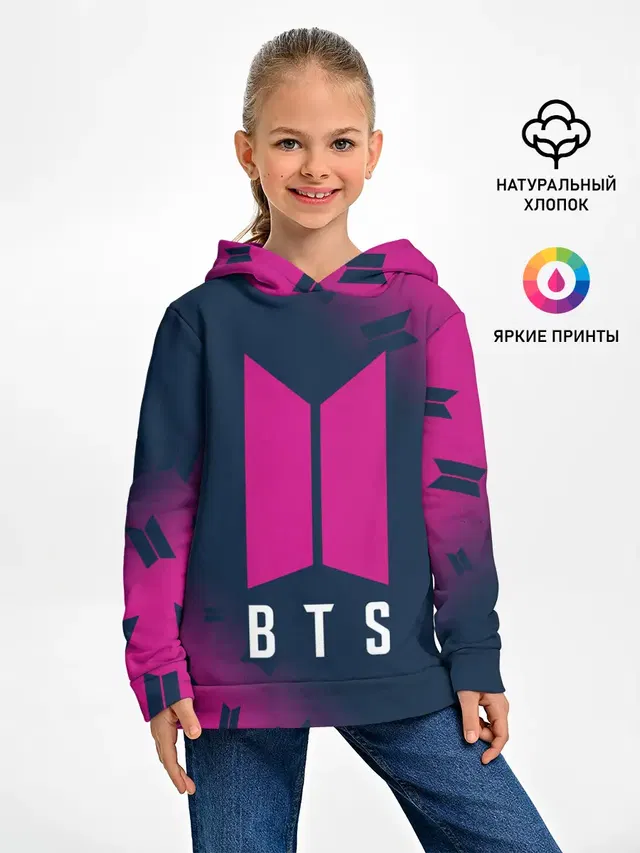 Детское худи с принтом «BTS»